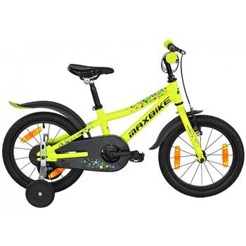 Dětské kolo MAXBIKE KID 16" žlutá 8.2kg