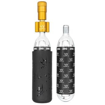 Kit CO2 bombičky a hustilka PEATY'S HOLESHOT CO2 PUMPA + BOMBIČKY 2 KS - MTB (25G) - BOURBON