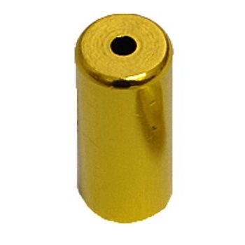 Koncovka bowdenu 5mm Al - zlatá 1ks