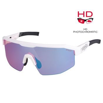 Fotochromatické sportovní sluneční brýle R2 HD GAIN AT108A3, bílé