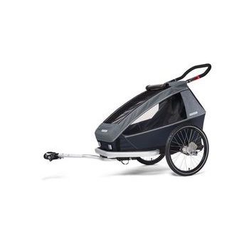 Odpružený vozík za kolo ROOZER KID FOR 1 PLUS Vaaya GRAPHITE BLUE 2020 2v1