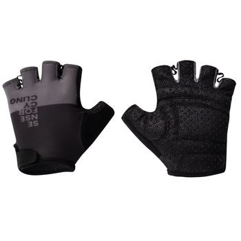 Letní krátkoprsté rukavice FORCE FINE, černo-šedé