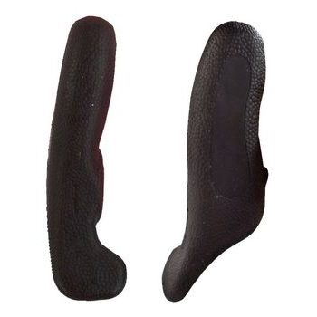 Rohy 4RACE AL+guma 12cm, černé