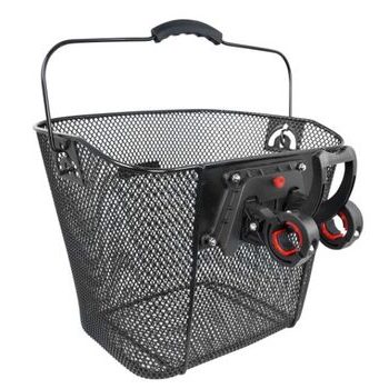 Koš na řídítka Force Klick 31,8mm, černý