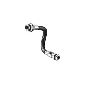 Náhradní hadička pro hustilky LEZYNE PUMP HOSE ABS FLEX HOSE BLACK / SILVER