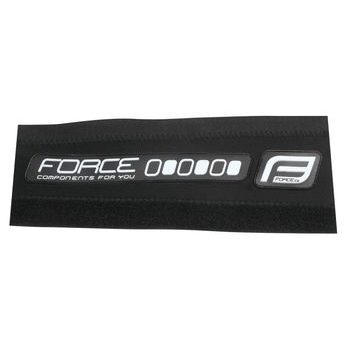 Kryt pod řetěz FORCE RUBBER neoprénový 9,5cm,černý-bílý