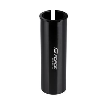 Redukce sedlovky FORCE 30,9-27,2mm, hliníková, černá