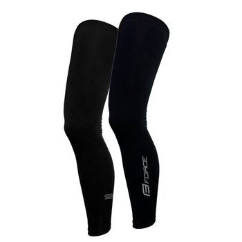 Návleky na nohy FORCE TERM dlouhé, černé