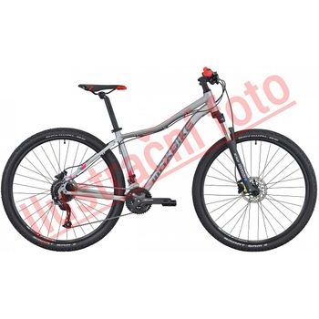 Dámské horské kolo Maxbike Apo 27,5" - Šedý Mat / Červená