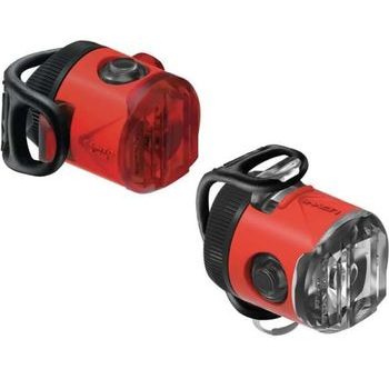 Sada světel LEZYNE LIGHT FEMTO USB C DRIVE PAIR RED