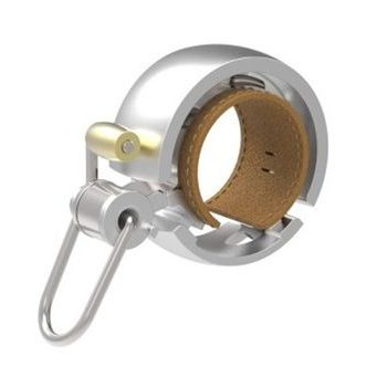 Uvonek Knog Oi Bell LUXE stříbrný malý