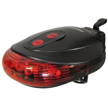 světlo zadní MAXBIKE JY-1L, 5diod+2laser diody