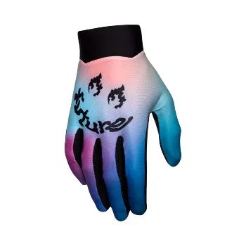 Letní dlouhoprsté rukavice FOX Flexair Hello Future Gloves, Multi Color