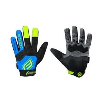 Dlouhoprsté rukavice FORCE MTB AUTONOMY 17, černo-modré