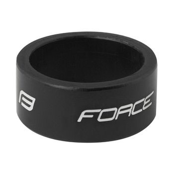 Podložka FORCE 1 1/8" AHEAD 15 mm Al, černá