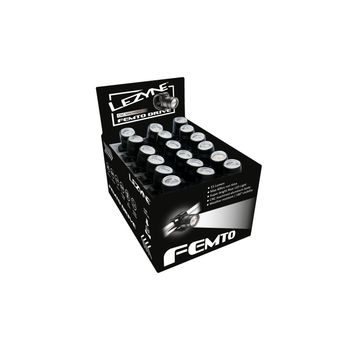 Box s předních světel LEZYNE LIGHT FRONT FEMTO DRIVE FRONT BOX SET BLACK GLOSS