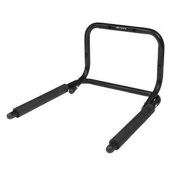 Držák kola Force na zeď pod rám sklopný Fe, černý