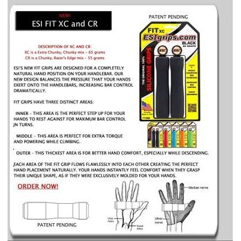 Gripy ESIgrips FIT XC Ergo, 65g