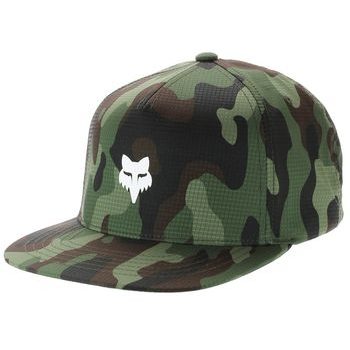 KŠILTOVKA FOX HEAD CAMO TECH SNAPBACK - GREEN CAMO