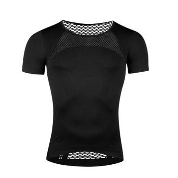 Funkční triko FORCE SUMMER krátký rukáv, černé