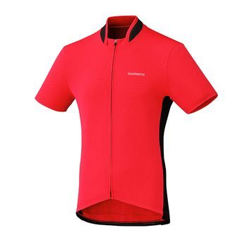 Pánský dres s krátkým rukávem SHIMANO, celopropínací, žlutý