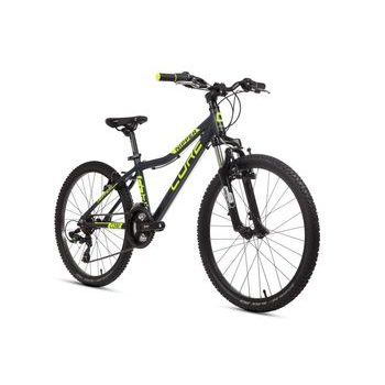 Dětské kolo Core Nipper 24", 3x6s, s odpruženou vidlicí - černý mat se žlutou, 2025