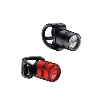 Sada světel LEZYNE LIGHT PAIR FEMTO DRIVE PAIR BLACK / RED