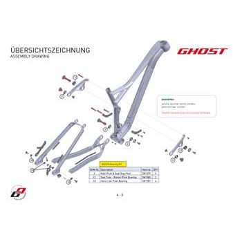 Rámy: Ložiská SLAMR, FRAMR, HAMR (Axle Bearing Kit)