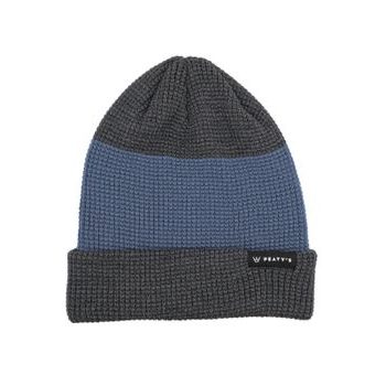 Čepice PEATY'S ČEPICE PUBWEAR MERINO BEANIE - BLUE STRIPE
