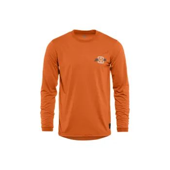 Pánský dres HORSEFEATHERS Fury LS, burnt orange