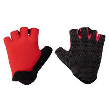 Letní krátkoprsté rukavice FORCE FUN, červené