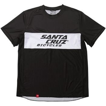 Pánský dres s krátkým rukávem SANTA CRUZ RINGER 2.0 TRAIL JERSEY, black