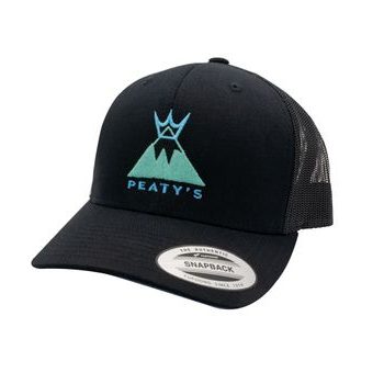 Kšiltovka PEATY'S PUBWEAR TRUCKER CAP SUMMIT, black