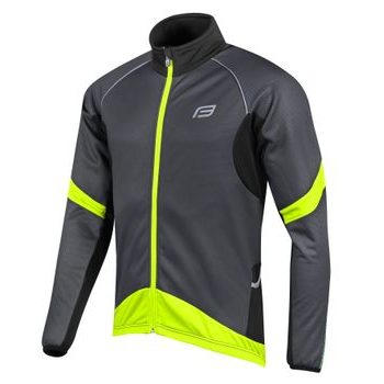 Zimní bunda Force X70 Windster, Šedo-Černo-Fluo
