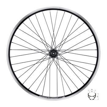 Zadní kolo FORCE CLASSIC 559x19 "V" FHTX500 36d