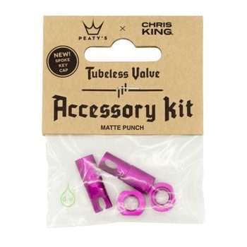 Ventilková sada PEATY'S X CHRIS KING (MK2) PUNCH PŘÍSLUŠENSTVÍ K BEZDUŠOVÝM VENTILKŮM