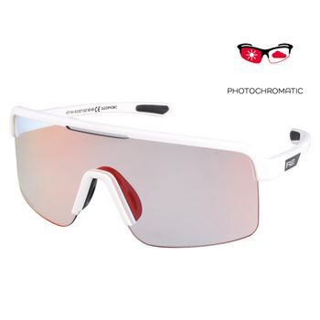 Fotochromatické sportovní sluneční brýle R2 BOOST AT114H, bílé