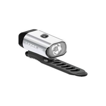 Přední světlo LEZYNE LIGHT FRONT MINI DRIVE 400XL SILVER GLOSS