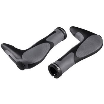 Gripy FORCE GEL s integrovanými rohy 113mm, černo-šedá