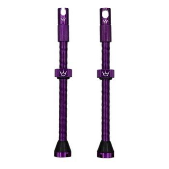 Bezdušové ventilky PEATY'S X CHRIS KING (MK2) VIOLET BEZDUŠOVÉ VENTILKY - 80MM