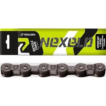 Řetěz NEXELO 9 RYCHLOSTÍ ŠEDÝ 116ČL BOX