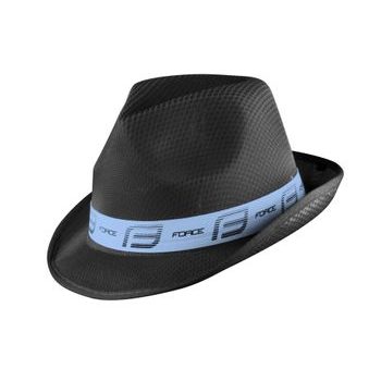 Klobouk FORCE PANAMA, černo-pastelově modrý