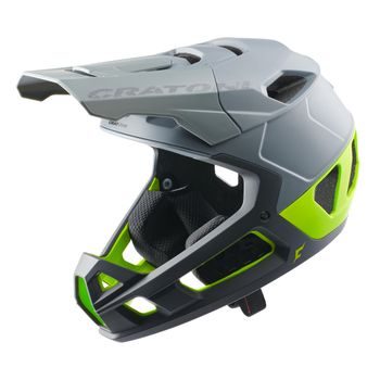 Integrální helma Cratoni Interceptor 2.0 Grey-Lime Matt