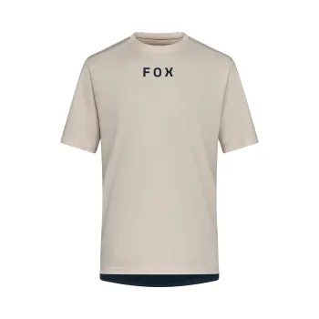 Pánský dres s krátkým rukávem FOX Ranger Wordmark Jersey, chalk white