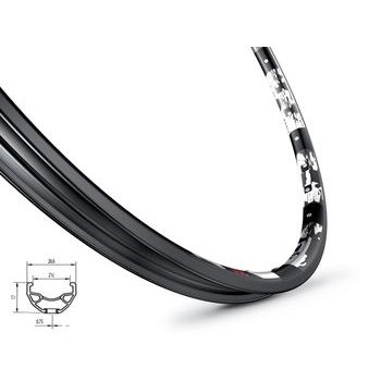 Ráfek MACH1 KARMA DISC 622 x 21, 32 děr, černý