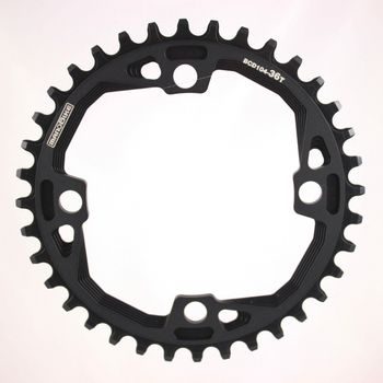 Převodník Manobike Narrow Wide BCD 104 - černý 36z - 12speed