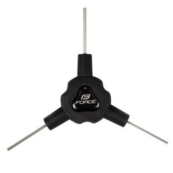 klíč Y inbus FORCE trojstranný 2/ 2,5/ 3, černý