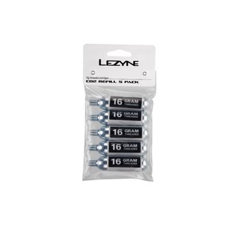 CO2 Bombičky LEZYNE 16G CO2 - 5 PACK SILVER