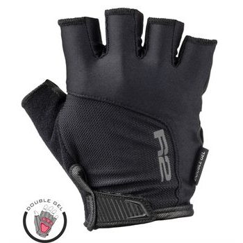 Letní krátkoprsté rukavice R2 VITTORIA ATR50A, černé