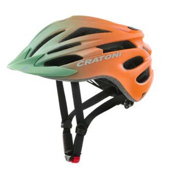 Dětská helma Cratoni Pacer Jr. khaki-orange matt 2022